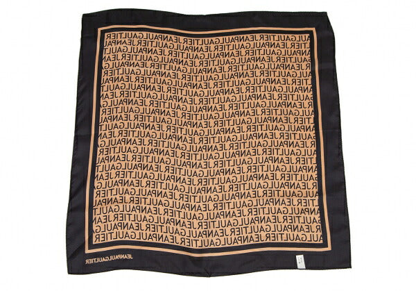 Jean Paul GAULTIER Logo Scarf Black