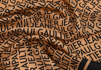 Jean Paul GAULTIER Logo Scarf Black