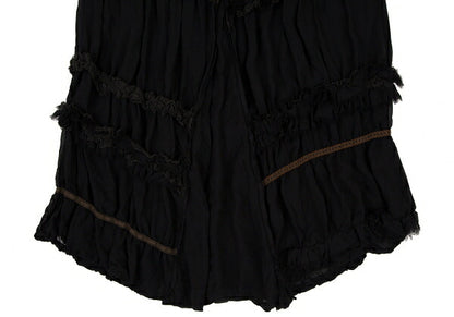 COMME des GARCONS Sheer Bias Cut Ruffle Skirt Black Size M