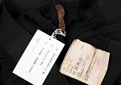 COMME des GARCONS Sheer Bias Cut Ruffle Skirt Black Size M