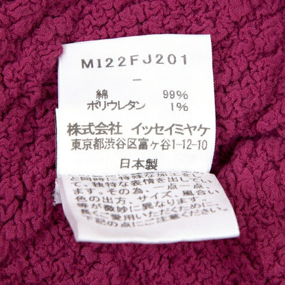 ISSEY MIYAKE me Dyed Outseam Cauliflower Top Pink Size F