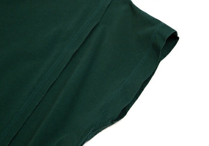ISSEY MIYAKE Stretch Cotton Patchwork Dark Green Dress Size 2