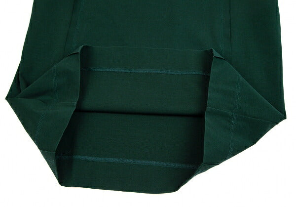 ISSEY MIYAKE Stretch Cotton Patchwork Dark Green Dress Size 2