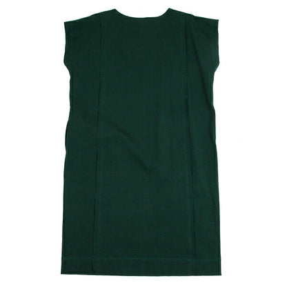ISSEY MIYAKE Stretch Cotton Patchwork Dark Green Dress Size 2