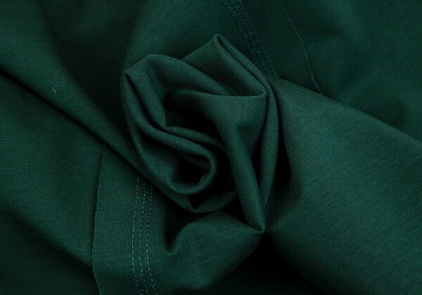 ISSEY MIYAKE Stretch Cotton Patchwork Dark Green Dress Size 2