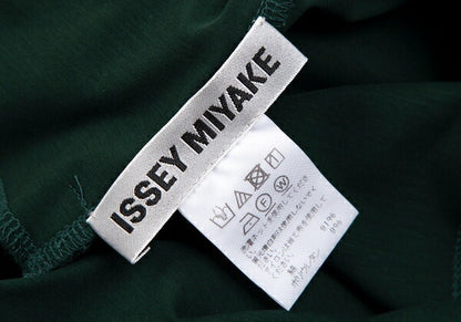 ISSEY MIYAKE Stretch Cotton Patchwork Dark Green Dress Size 2