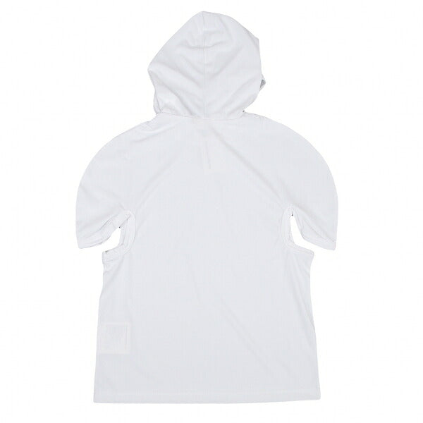 COMME des GARCONS Hooded Asymmetrical Short Top White Size S