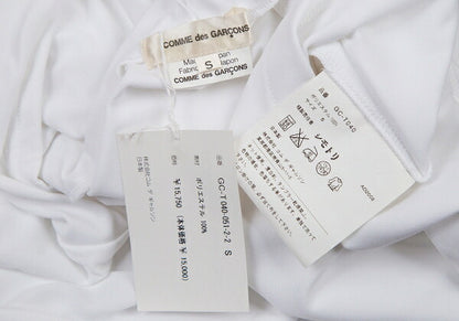 COMME des GARCONS Hooded Asymmetrical Short Top White Size S