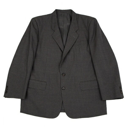 COMME des GARCONS HOMME Charcoal Wool 2-Button Jacket Size M