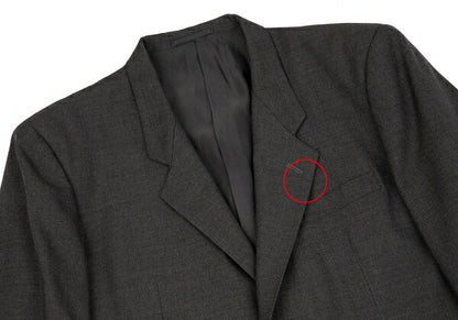COMME des GARCONS HOMME Charcoal Wool 2-Button Jacket Size M