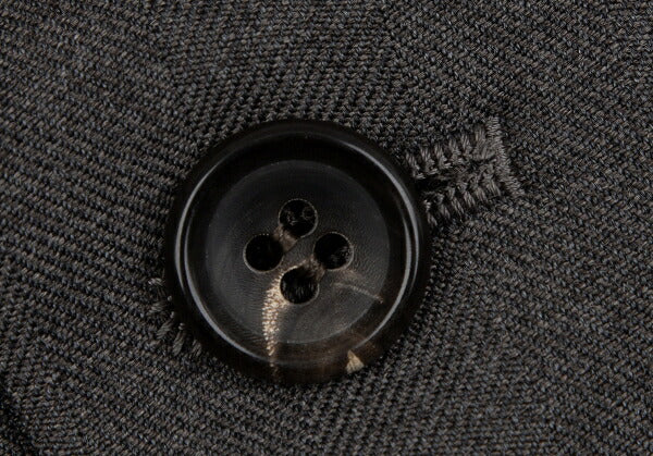 COMME des GARCONS HOMME Charcoal Wool 2-Button Jacket Size M