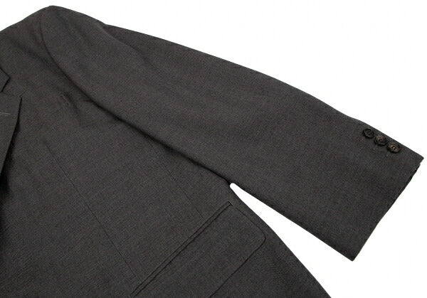 COMME des GARCONS HOMME Charcoal Wool 2-Button Jacket Size M