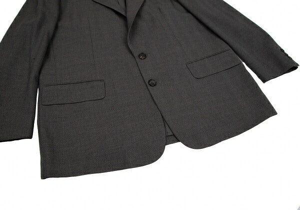 COMME des GARCONS HOMME Charcoal Wool 2-Button Jacket Size M