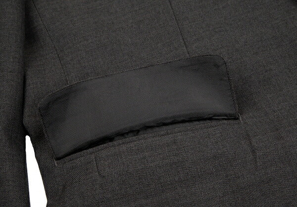 COMME des GARCONS HOMME Charcoal Wool 2-Button Jacket Size M