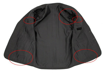 COMME des GARCONS HOMME Charcoal Wool 2-Button Jacket Size M