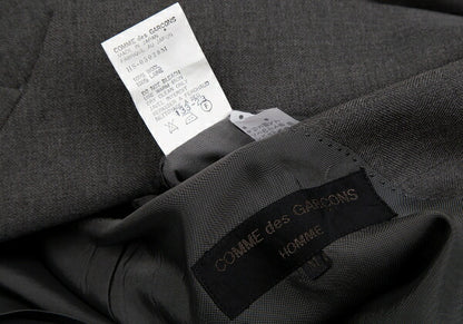 COMME des GARCONS HOMME Charcoal Wool 2-Button Jacket Size M