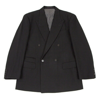 Y's for men Wool Double-Breasted Diamond Jacket Black Size M
