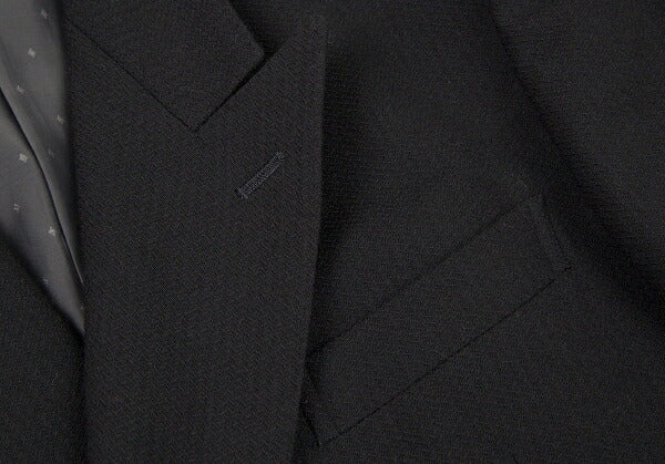 Y's for men Wool Double-Breasted Diamond Jacket Black Size M