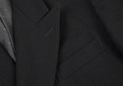 Y's for men Wool Double-Breasted Diamond Jacket Black Size M