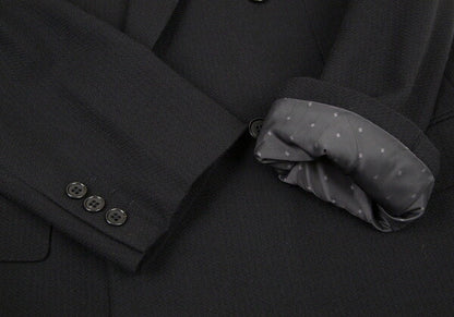 Y's for men Wool Double-Breasted Diamond Jacket Black Size M