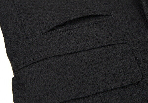 Y's for men Wool Double-Breasted Diamond Jacket Black Size M
