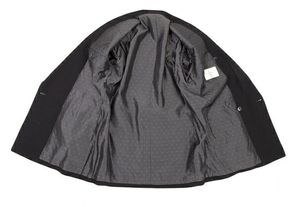 Y's for men Wool Double-Breasted Diamond Jacket Black Size M