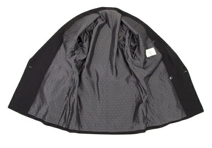 Y's for men Wool Double-Breasted Diamond Jacket Black Size M