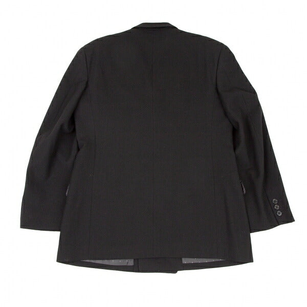 Y's for men Wool Double-Breasted Diamond Jacket Black Size M