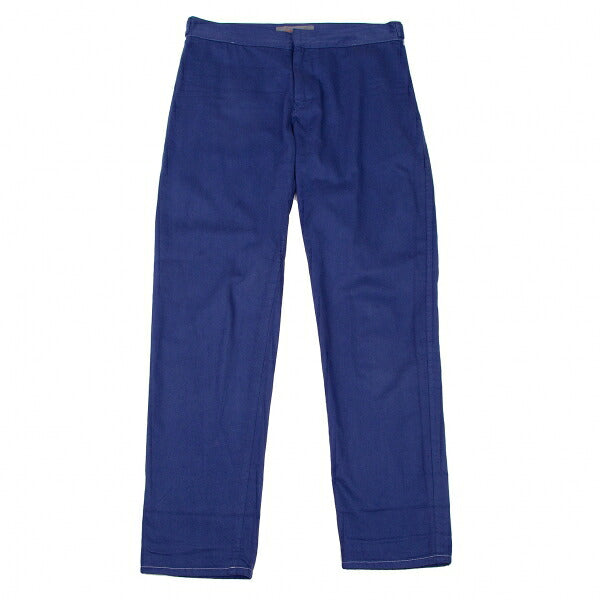 Yohji Yamamoto NOIR Garment-Dyed Cotton Pants Blue Size 1