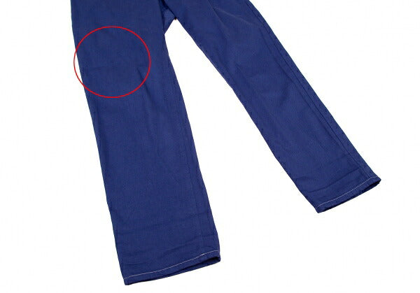 Yohji Yamamoto NOIR Garment-Dyed Cotton Pants Blue Size 1