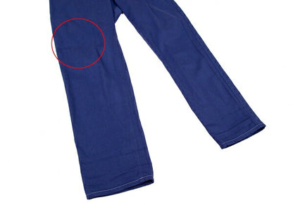 Yohji Yamamoto NOIR Garment-Dyed Cotton Pants Blue Size 1