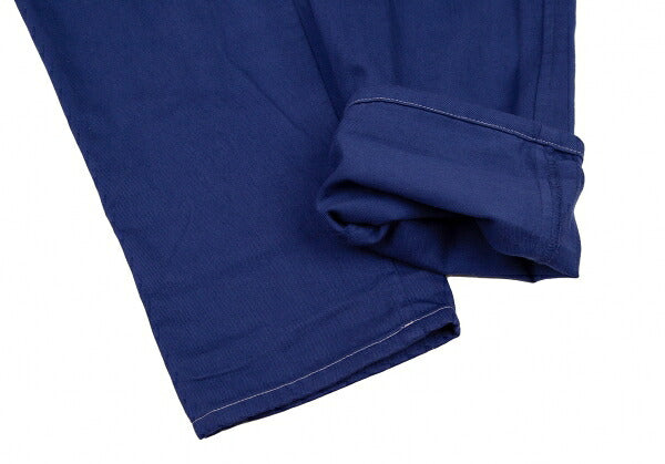 Yohji Yamamoto NOIR Garment-Dyed Cotton Pants Blue Size 1