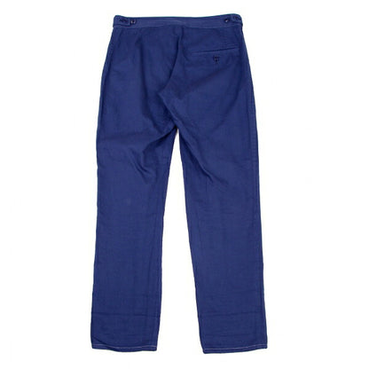 Yohji Yamamoto NOIR Garment-Dyed Cotton Pants Blue Size 1
