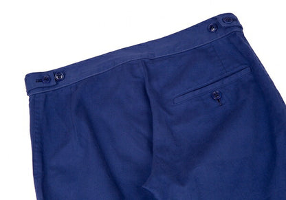 Yohji Yamamoto NOIR Garment-Dyed Cotton Pants Blue Size 1