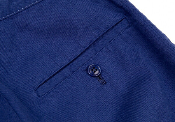 Yohji Yamamoto NOIR Garment-Dyed Cotton Pants Blue Size 1