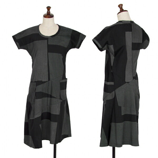 tricot COMME des GARCONS Panel Print Dress Black Size S