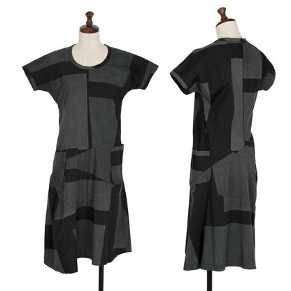 tricot COMME des GARCONS Panel Print Dress Black Size S