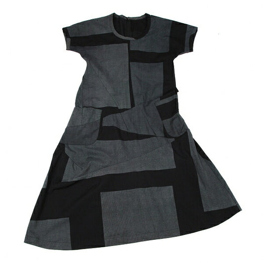 tricot COMME des GARCONS Panel Print Dress Black Size S