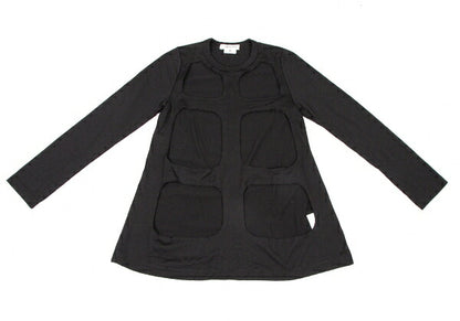 COMME des GARCONS 17SS Wool Cutout Sweater Black Size XS
