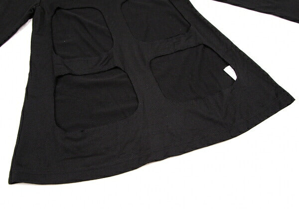 COMME des GARCONS 17SS Wool Cutout Sweater Black Size XS