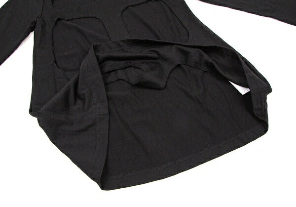 COMME des GARCONS 17SS Wool Cutout Sweater Black Size XS
