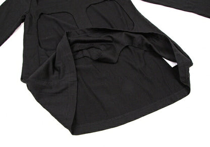 COMME des GARCONS 17SS Wool Cutout Sweater Black Size XS