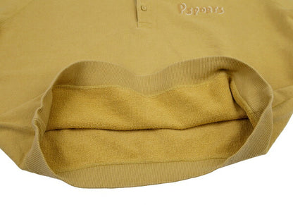 Papas Chain Stitch Embroidered Sweatshirt Yellow Size L