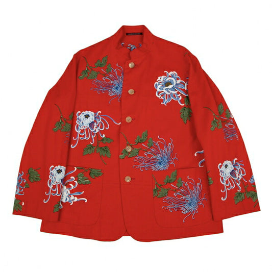 Yohji Yamamoto POUR HOMME 96SS Higanbana Jacket Red Size M