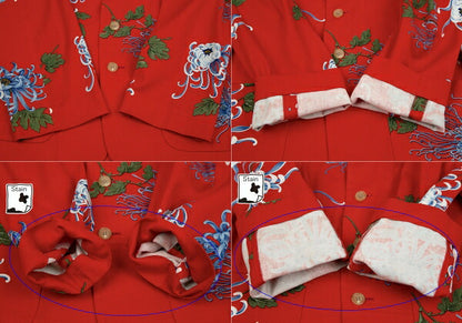 Yohji Yamamoto POUR HOMME 96SS Higanbana Jacket Red Size M