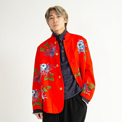 Yohji Yamamoto POUR HOMME 96SS Higanbana Jacket Red Size M