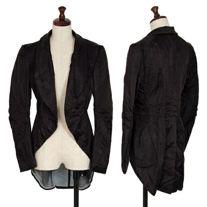 COMME des GARCONS AW04 Poly Silk Garment Jacket Black Size M