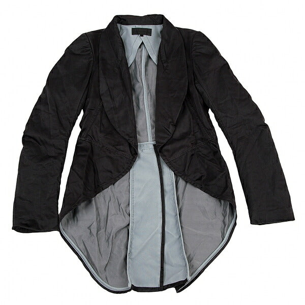 COMME des GARCONS AW04 Poly Silk Garment Jacket Black Size M