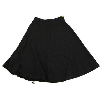 COMME des GARCONS Poly Shirred Padded Skirt Black Size M