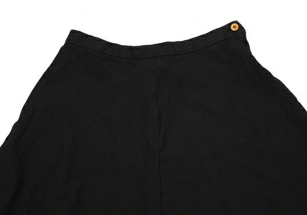 COMME des GARCONS Poly Shirred Padded Skirt Black Size M